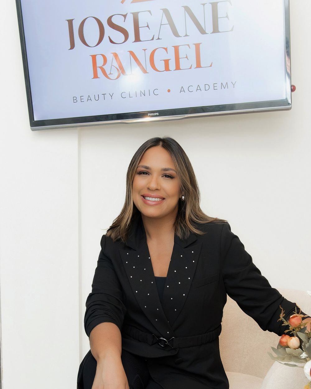 Joseane Rangel, responsável pela avaliação da pele na clínica